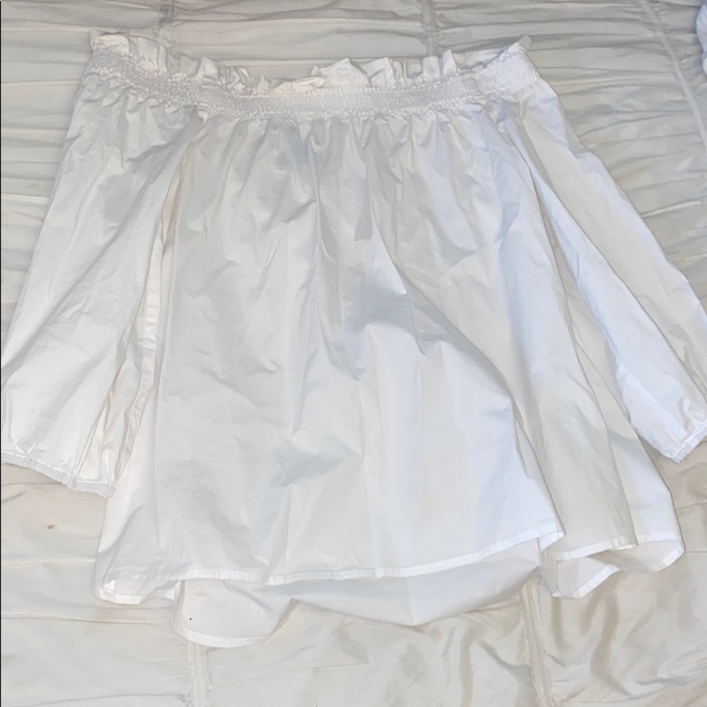 Off Shoulder White CeCe Top